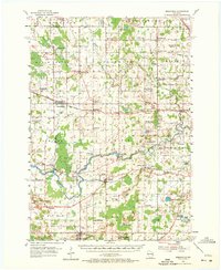 Download a high-resolution, GPS-compatible USGS topo map for Reedsville, WI (1972 edition)