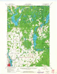 preview thumbnail of historical topo map of Rice Lake, WI in 1965