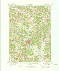 preview thumbnail of historical topo map of Richland County, WI in 1960
