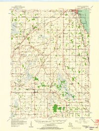 Download a high-resolution, GPS-compatible USGS topo map for Rosendale, WI (1957 edition)