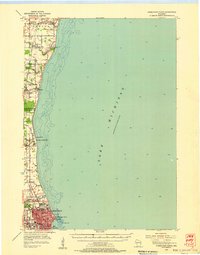 Download a high-resolution, GPS-compatible USGS topo map for Sheboygan North, WI (1956 edition)