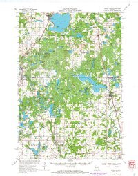 Download a high-resolution, GPS-compatible USGS topo map for Shell Lake, WI (1967 edition)