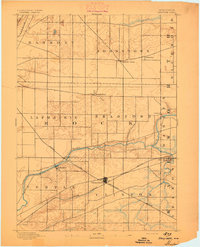 1893 Map of Allens Grove, WI