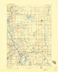 1906 Map of Silver Lake, 1932 Print