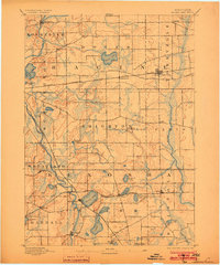1893 Map of Silver Lake, 1903 Print