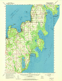 Download a high-resolution, GPS-compatible USGS topo map for Sister Bay, WI (1972 edition)