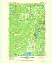 preview thumbnail of historical topo map of Solon Springs, WI in 1961