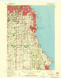 Download a high-resolution, GPS-compatible USGS topo map for South Milwaukee, WI (1960 edition)