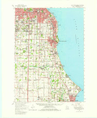 Download a high-resolution, GPS-compatible USGS topo map for South Milwaukee, WI (1980 edition)