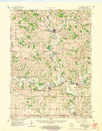 Download a high-resolution, GPS-compatible USGS topo map for South Wayne, WI (1964 edition)