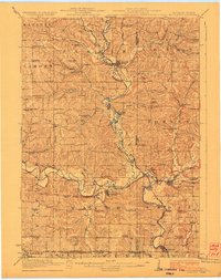 preview thumbnail of historical topo map of South Wayne, WI in 1923