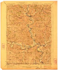 1923 Map of South Wayne, WI