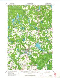 preview thumbnail of historical topo map of Spooner, WI in 1965
