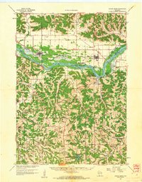 Download a high-resolution, GPS-compatible USGS topo map for Spring Green, WI (1962 edition)