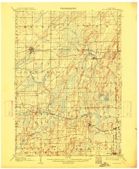 1907 Map of Sun Prairie, WI, 1914 Print