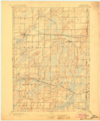1896 Map of Sun Prairie, WI, 1904 Print
