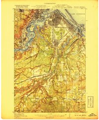 1917 Map of Superior