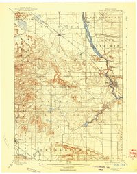 1901 Map of The Dells, 1942 Print