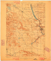 1901 Map of The Dells