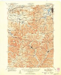 preview thumbnail of historical topo map of Tomah, WI in 1949