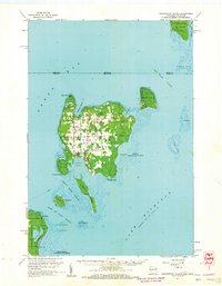 Download a high-resolution, GPS-compatible USGS topo map for Washington Island, WI (1962 edition)