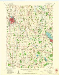 Download a high-resolution, GPS-compatible USGS topo map for Watertown, WI (1961 edition)