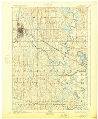 1894 Map of Watertown, WI, 1925 Print