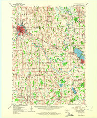 Download a high-resolution, GPS-compatible USGS topo map for Watertown, WI (1972 edition)