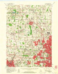 Download a high-resolution, GPS-compatible USGS topo map for Waukesha, WI (1961 edition)