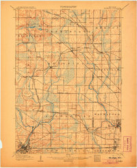 1906 Map of Waukesha
