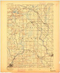 1892 Map of Waukesha