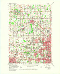 Download a high-resolution, GPS-compatible USGS topo map for Waukesha, WI (1980 edition)