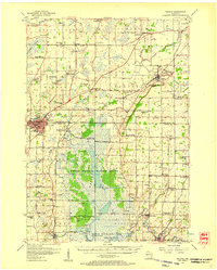 Download a high-resolution, GPS-compatible USGS topo map for Waupun, WI (1957 edition)
