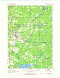 preview thumbnail of historical topo map of Wausaukee, WI in 1963
