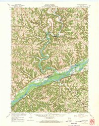 Download a high-resolution, GPS-compatible USGS topo map for Wauzeka, WI (1970 edition)
