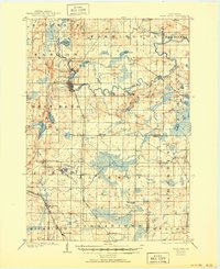 1904 Map of West Bend, WI, 1950 Print