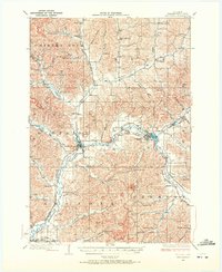 1926 Map of Trempealeau County, WI, 1972 Print