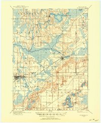 1903 Map of Whitewater, WI, 1953 Print