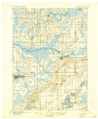 Download a high-resolution, GPS-compatible USGS topo map for Whitewater, WI (1937 edition)