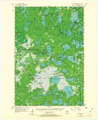 Download a high-resolution, GPS-compatible USGS topo map for Winchester, WI (1964 edition)