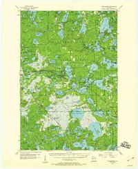 preview thumbnail of historical topo map of Vilas County, WI in 1955