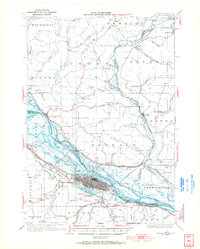 1934 Map of Winona, 1968 Print