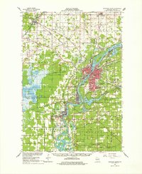 preview thumbnail of historical topo map of Wisconsin Rapids, WI in 1967