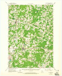 preview thumbnail of historical topo map of Wittenberg, WI in 1964
