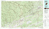 preview thumbnail of historical topo map of Bluefield, VA in 1981