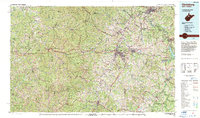 Download a high-resolution, GPS-compatible USGS topo map for Clarksburg, WV (1983 edition)