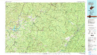Download a high-resolution, GPS-compatible USGS topo map for Marlinton, WV (1982 edition)