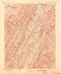 Download a high-resolution, GPS-compatible USGS topo map for Franklin, WV (1927 edition)