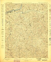 1898 Map of Huntington