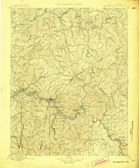 1900 Map of Kanawha Falls